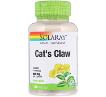 Solaray, Cat's Claw, 500 mg, 100 VegCaps