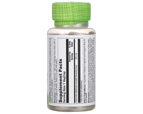 Solaray, Chamomile, 350 mg , 100 VegCaps Solaray, Chamomile, 350 mg , 100 VegCaps
