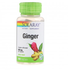 Solaray, Ginger, 550 mg, 100 VegCaps