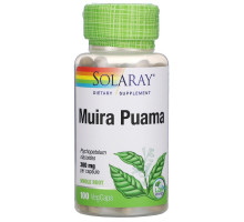 Solaray, Muira Puama, 300 mg, 100 VegCaps