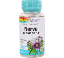Solaray, Nerve Blend SP-14, 100 VegCaps