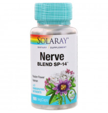 Solaray, Nerve Blend SP-14, 100 VegCaps