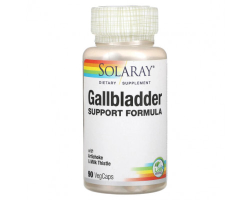 Для пищеварительной системы Solaray, Gallstonex, специальная формула с артишоком, 90 вегетарианских капсул Для пищеварительной системы Solaray, Gallstonex, специальная формула с артишоком, 90 вегетарианских капсул