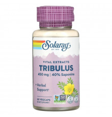 Solaray, Tribulus, 450 mg, 60 VegCaps