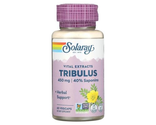 Solaray, Tribulus, 450 mg, 60 VegCaps Solaray, Tribulus, 450 mg, 60 VegCaps