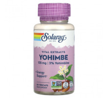 Мужское здоровье Vital Extracts, Yohimbe, 135 mg, 60 Vegcaps