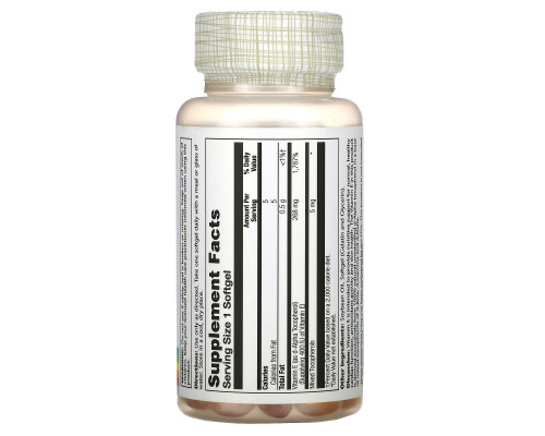 Solaray, Vitamin E , 400 IU, 100 Softgels Solaray, Vitamin E , 400 IU, 100 Softgels