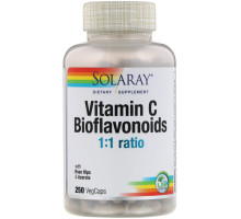 Solaray, Vitamin C Bioflavonoids,  500 mg, 250 VegCaps