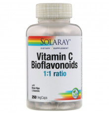 Solaray, Vitamin C Bioflavonoids,  500 mg, 250 VegCaps