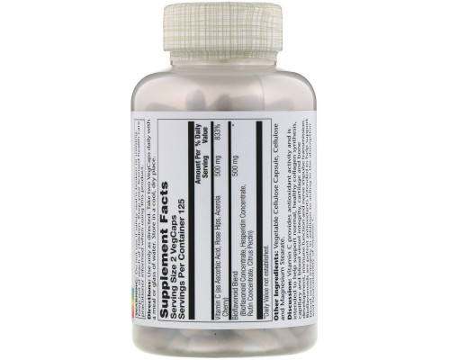 Solaray, Vitamin C Bioflavonoids, 500 mg, 250 VegCaps Solaray, Vitamin C Bioflavonoids, 500 mg, 250 VegCaps