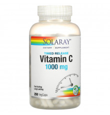 Solaray, Vitamin C Timed-Release, 1,000 mg, 250 VegCaps