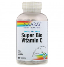 Solaray, Super Bio Vitamin C Buffered, 360 Vegetarian Capsules