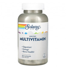 Витаминно-минеральные комплексы Solaray, Spectro Multivitamin, 250 капсул