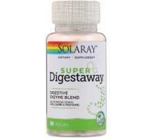 Solaray, Super Digestaway (отличное пищеварение), 90 капсул