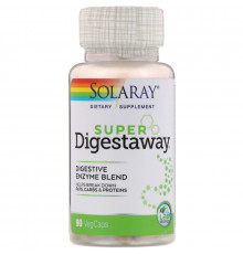 Solaray, Super Digestaway (отличное пищеварение), 90 капсул