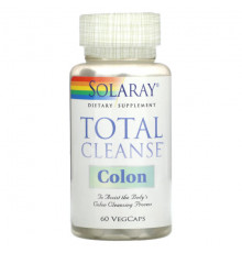 Для пищеварительной системы Solaray, Total Cleanse Colon, 60 растительных капсул