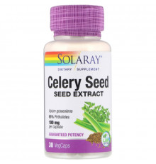 Solaray, Celery Seed Extract, 100 mg, 30 Vegcaps