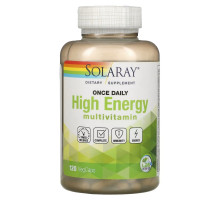 Solaray, Once Daily, High Energy Multivitamin, Timed Release, 120 VegCaps