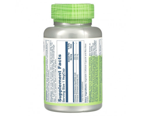 Эхинацея Solaray, True Herbs, эхинацея, 460 мг, 180 капсул на растительной основе Эхинацея Solaray, True Herbs, эхинацея, 460 мг, 180 капсул на растительной основе