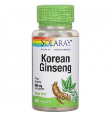 Solaray, Korean Ginseng, 550 mg, 100 VegCaps