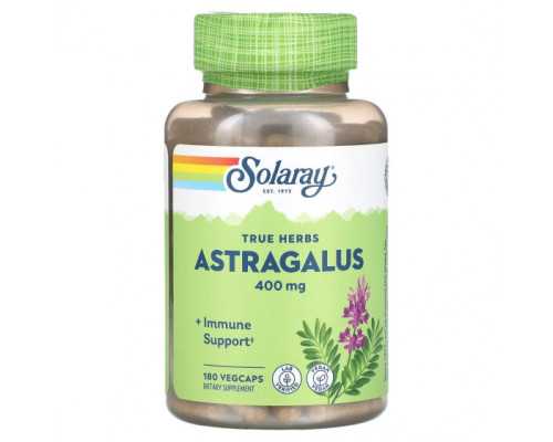 БАДы для укрепления иммунитета True Herbs, Astragalus, 400 mg, 180 VegCaps БАДы для укрепления иммунитета True Herbs, Astragalus, 400 mg, 180 VegCaps