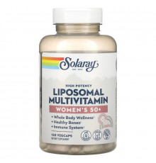 Solaray, High Potency Women's 50+ Liposomal Multivitamin, 120 VegCaps