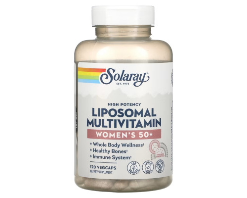 Solaray, High Potency Women's 50+ Liposomal Multivitamin, 120 VegCaps Solaray, High Potency Women's 50+ Liposomal Multivitamin, 120 VegCaps