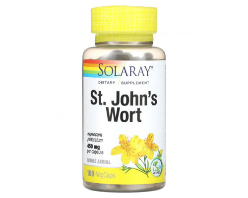Для нервной системы St. John's Wort, 450 mg, 100 VegCaps Для нервной системы St. John's Wort, 450 mg, 100 VegCaps