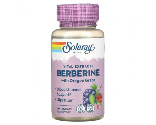 Фрукты и ягоды Berberine with Oregon Grape, 60 VegCaps Фрукты и ягоды Berberine with Oregon Grape, 60 VegCaps