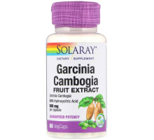 Solaray, Garcinia Cambogia Fruit Extract, 500 mg, 60 Vegcaps