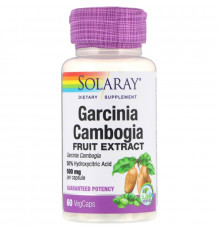 Solaray, Garcinia Cambogia Fruit Extract, 500 mg, 60 Vegcaps