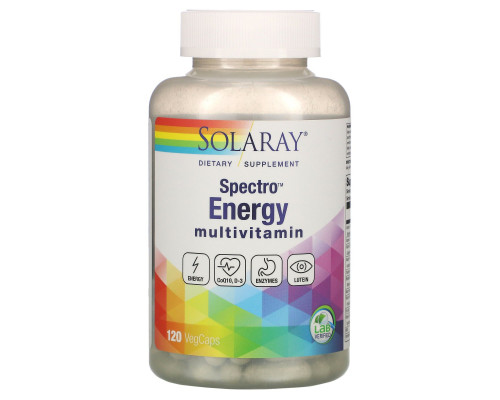 Solaray, Spectro Energy Multivitamin, 120 Veggie Caps Solaray, Spectro Energy Multivitamin, 120 Veggie Caps