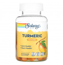 Solaray, Turmeric Gummies, Natural Mango, 60 Gummies