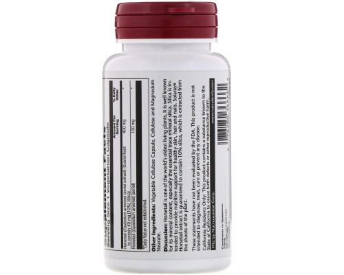 Solaray, Horsetail Extract, 400 mg, 60 Vegetarian Capsules Solaray, Horsetail Extract, 400 mg, 60 Vegetarian Capsules
