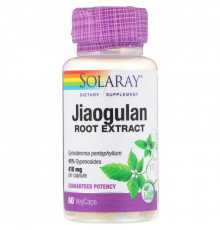 Solaray, Jiaogulan Root Extract, 410 mg, 60 VegCaps