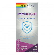 Solaray, ImmuFight, Daily Defense, 60 VegCaps