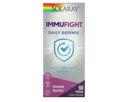 Solaray, ImmuFight, Daily Defense, 60 VegCaps Solaray, ImmuFight, Daily Defense, 60 VegCaps