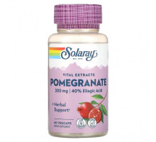 Растительные экстракты и настойки Vital Extracts, Pomegranate, 200 mg, 60 VegCaps