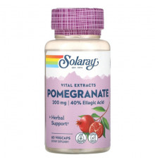 Растительные экстракты и настойки Vital Extracts, Pomegranate, 200 mg, 60 VegCaps