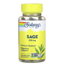 Зелень и зеленые овощи Sage, 285 mg, 100 VegCaps