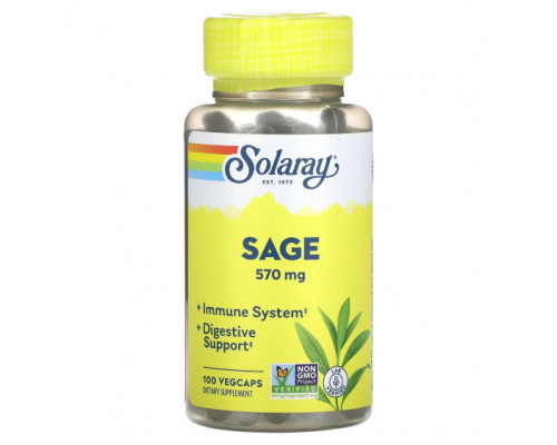Зелень и зеленые овощи Sage, 285 mg, 100 VegCaps Зелень и зеленые овощи Sage, 285 mg, 100 VegCaps