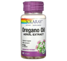 Solaray, Oregano Oil, 70% Carvacrol, 60 Softgels
