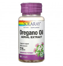 Solaray, Oregano Oil, 70% Carvacrol, 60 Softgels