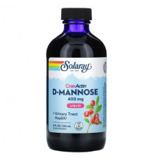 Женское здоровье Solaray, Liquid, CranActin D-манноза, 400 мг, 236 мл (8 жидк. Унций)