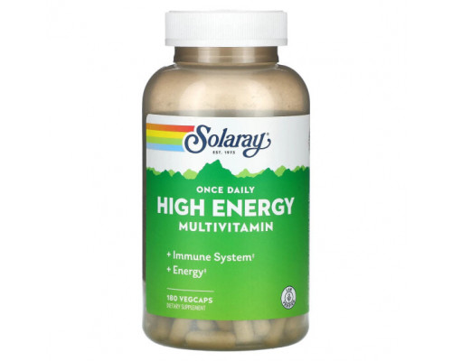 Витаминно-минеральные комплексы Once Daily High Energy Multivitamin, 180 VegCaps Витаминно-минеральные комплексы Once Daily High Energy Multivitamin, 180 VegCaps