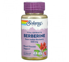 Фрукты и ягоды Berberine, Vital Extracts, 500 mg, 60 VegCaps