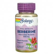 Фрукты и ягоды Berberine, Vital Extracts, 500 mg, 60 VegCaps