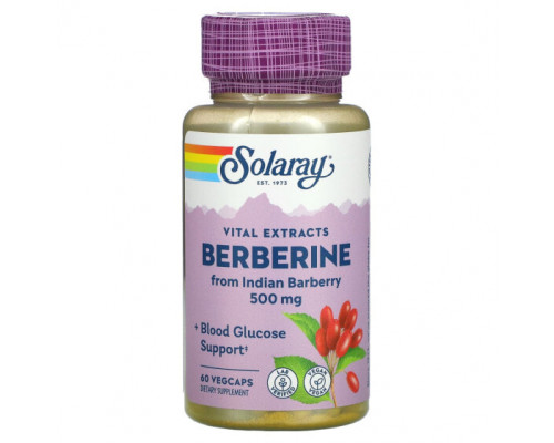 Фрукты и ягоды Berberine, Vital Extracts, 500 mg, 60 VegCaps Фрукты и ягоды Berberine, Vital Extracts, 500 mg, 60 VegCaps