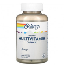 Витаминно-минеральные комплексы Solaray, Spectro Multivitamin, для женщин, 120 капсул