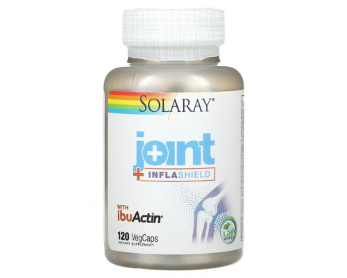 Для мышц и суставов Solaray, Joint + Inflashield с IbuActin`` 120 растительных капсул Для мышц и суставов Solaray, Joint + Inflashield с IbuActin`` 120 растительных капсул